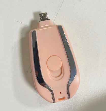 Ultra-Portable Mini Keychain Power Bank – 1500mAh Type-C Fast Charger