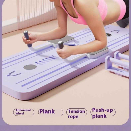 4-in-1 Foldable Ab Workout Board – Automatic Rebound Fitness Trainer
