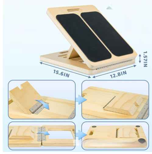 Rehabilitation Training Device Inclined Board Calf Stretcher For Standing On An Incline