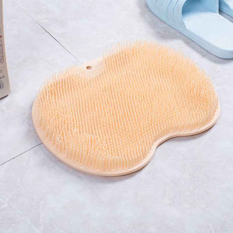 Silicone Massage Bath Brush – Non-Slip Body & Foot Scrubber