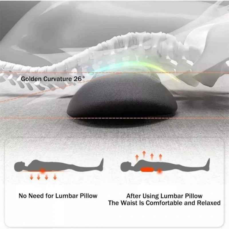 Lumbar Pillow Massage Heating Waist Pad