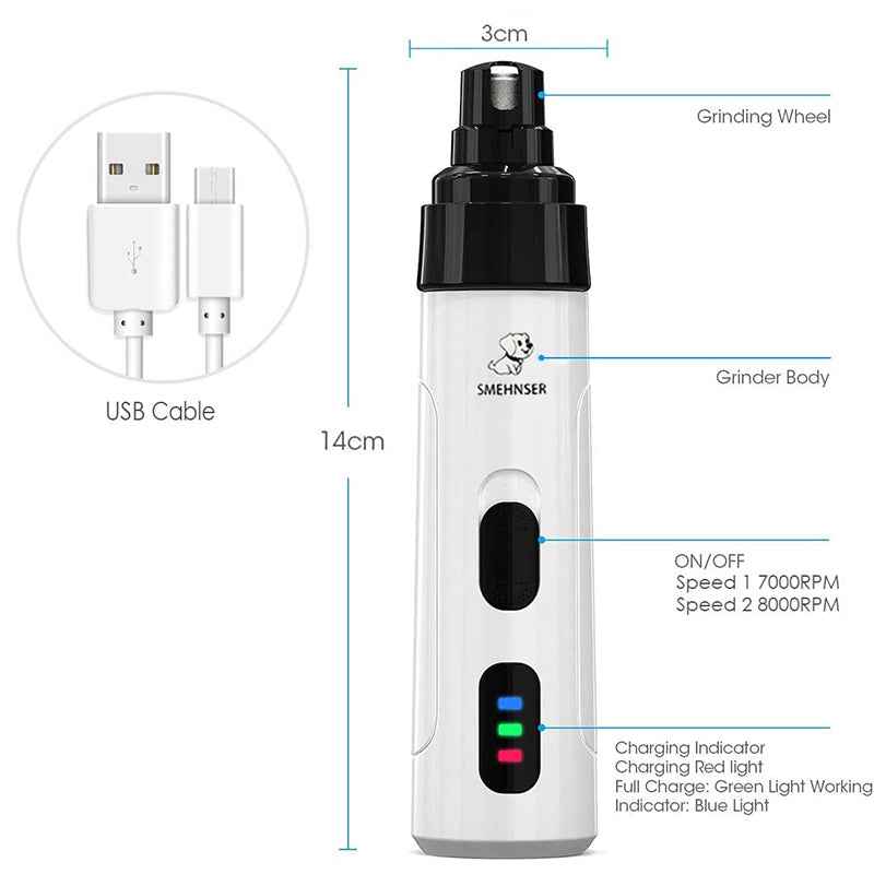 Electric Nail Trimmer for Dogs and Cats