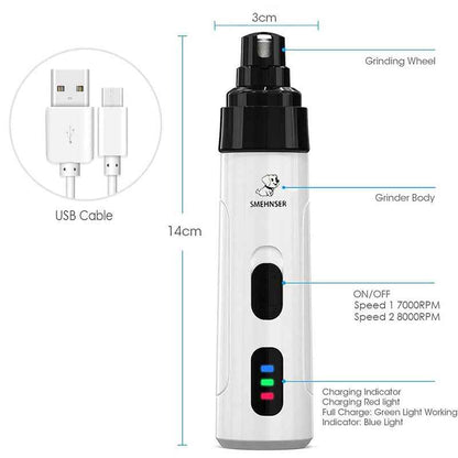 Electric Nail Trimmer for Dogs and Cats