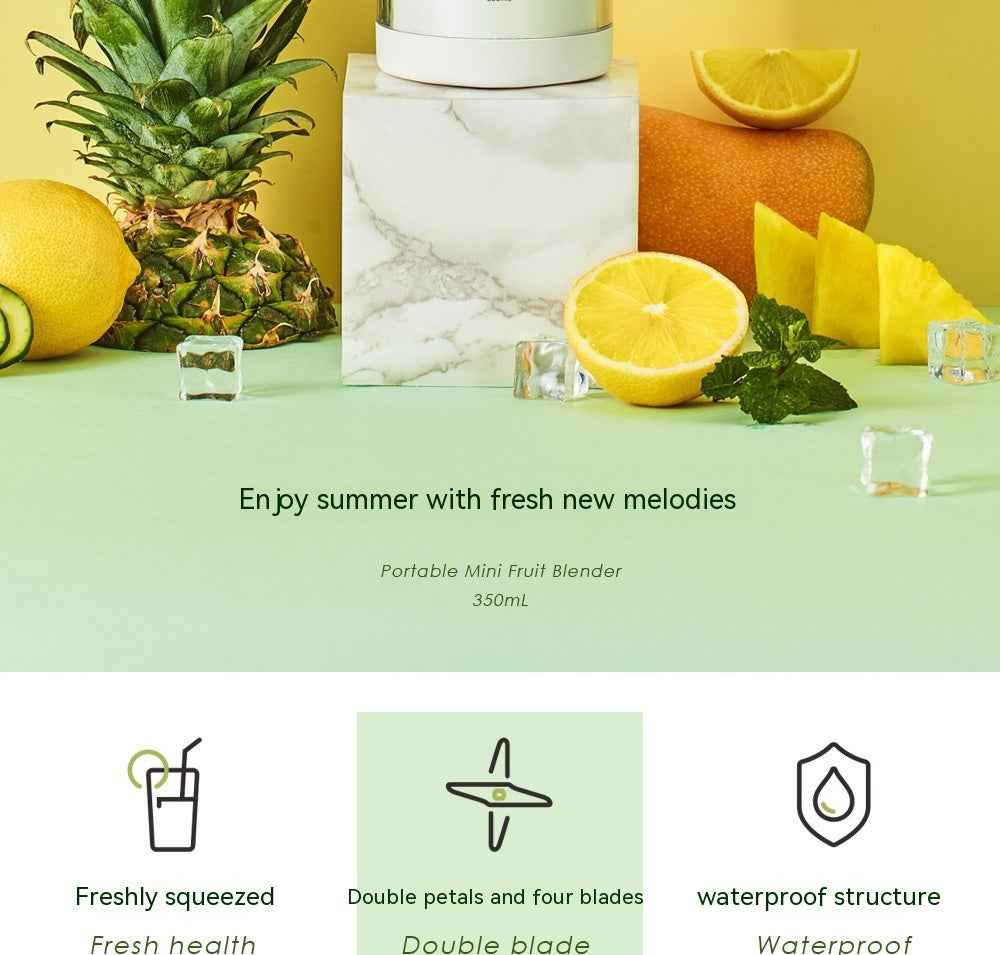 USB Magnetic Portable Electric Juicer Cup - Blend Fresh Smoothies Anywhere!