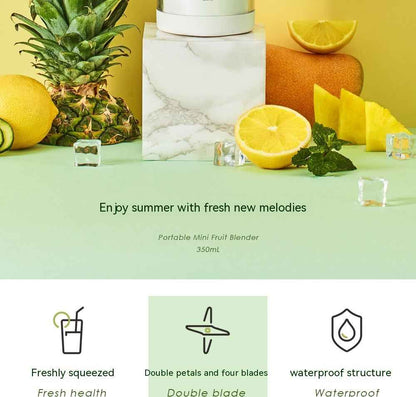 USB Magnetic Portable Electric Juicer Cup - Blend Fresh Smoothies Anywhere!