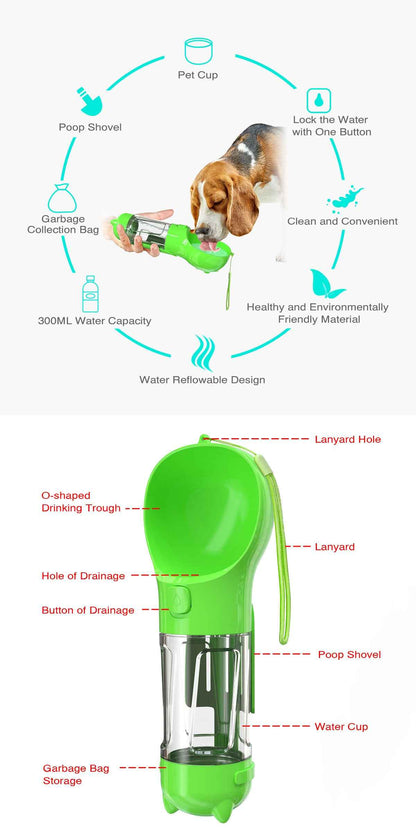 Stay Hydrated Anywhere with Our Portable Pet Water Bottle