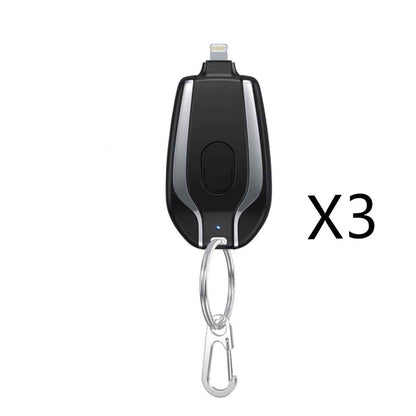 Ultra-Portable Mini Keychain Power Bank – 1500mAh Type-C Fast Charger