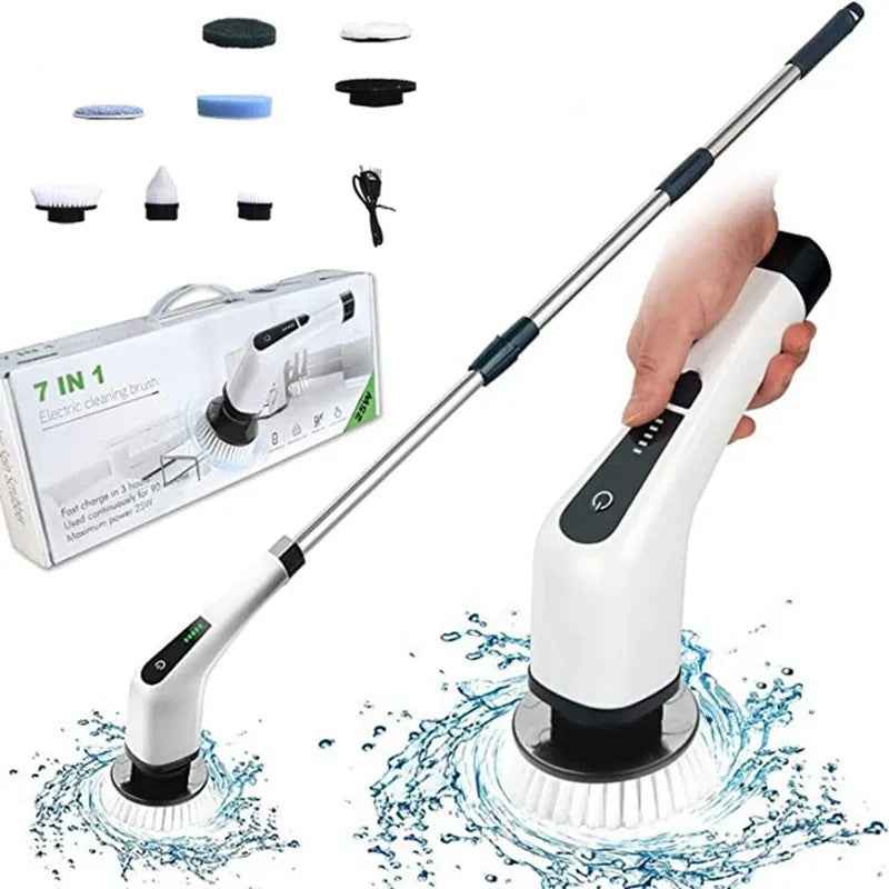Multi-functional Cordless Electric Cleaning Brush For Home Use