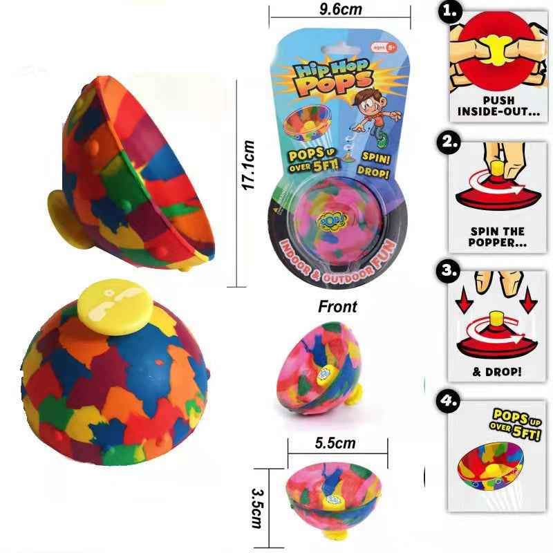 Exciting Camouflage Jumping Popper Toy for Active Kids