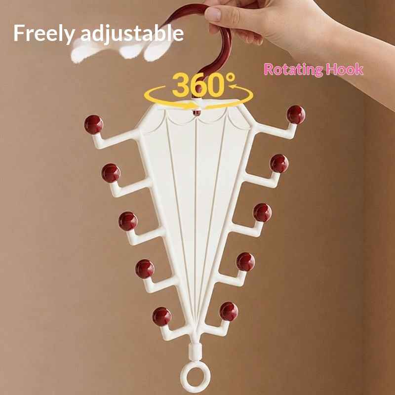 Space-Saving Double-Sided Clothes Hanger