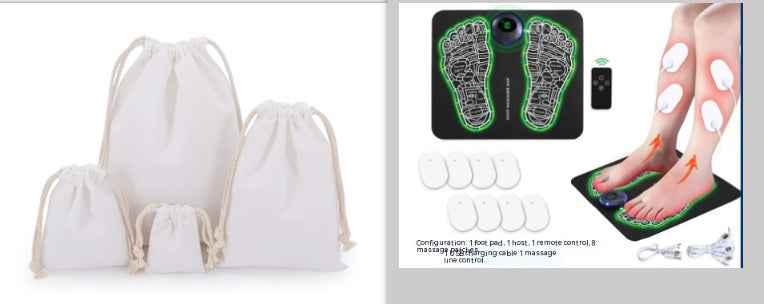 EMS Foot Massager Pad – Electric Foot & Leg Stimulator