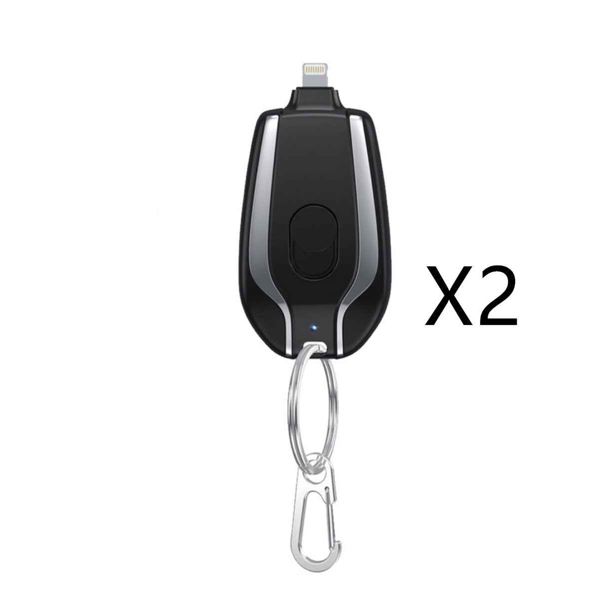Ultra-Portable Mini Keychain Power Bank – 1500mAh Type-C Fast Charger