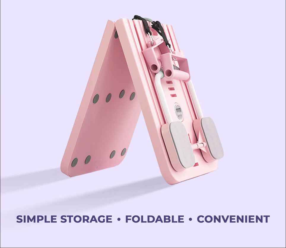 4-in-1 Foldable Ab Workout Board – Automatic Rebound Fitness Trainer