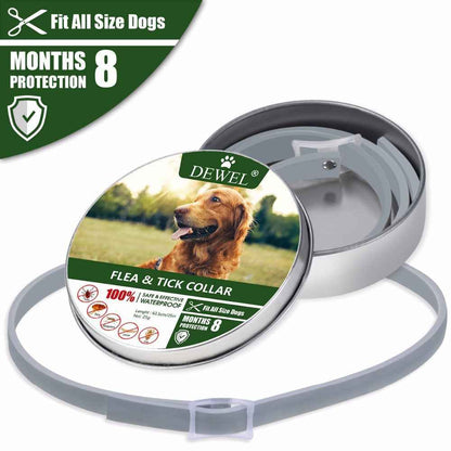 Gray TPE Mosquito Repellent Collar for Pets