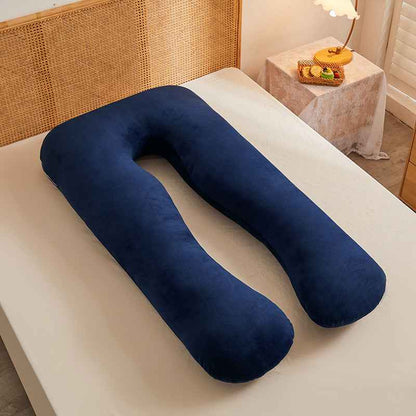 Ultimate Comfort U-Shaped Maternity Pillow - Removable & Washable Cotton Support