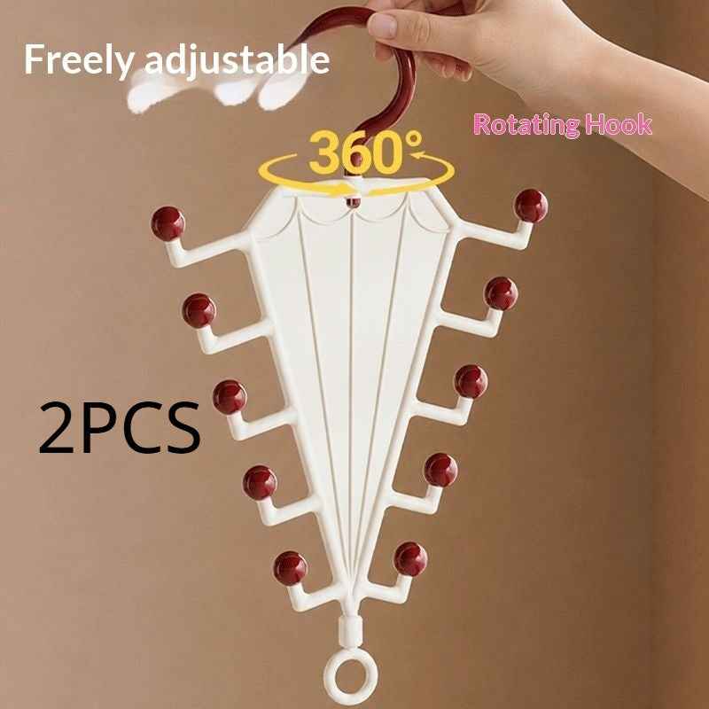 Space-Saving Double-Sided Clothes Hanger