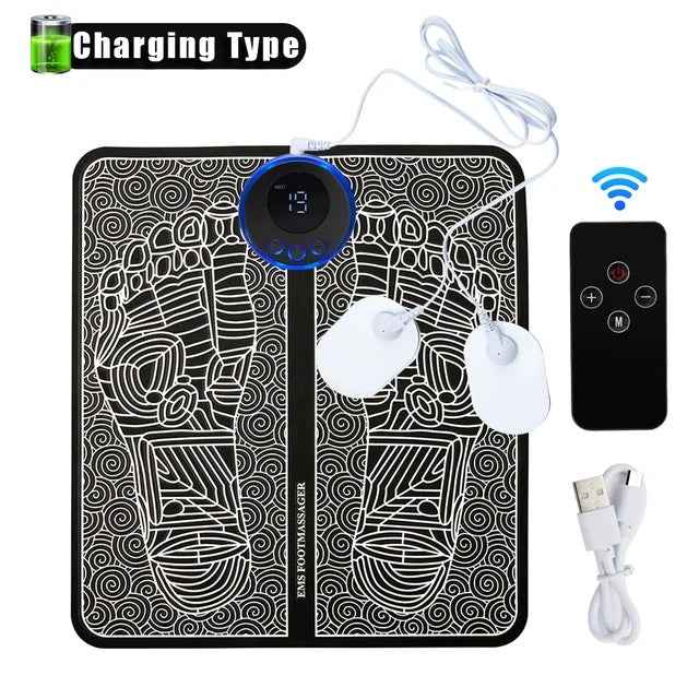 EMS Foot Massager Pad – Electric Foot & Leg Stimulator