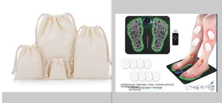 EMS Foot Massager Pad – Electric Foot & Leg Stimulator