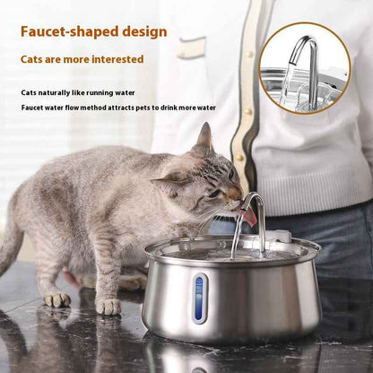 Abouty Stainless Steel Pet Water Dispenser for Dogs & Cats
