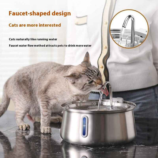 Abouty Stainless Steel Pet Water Dispenser for Dogs & Cats