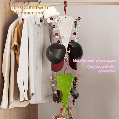 Space-Saving Double-Sided Clothes Hanger