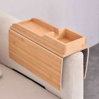 Lazy Sofa Handrail Tray Removable Dim Sum Plate