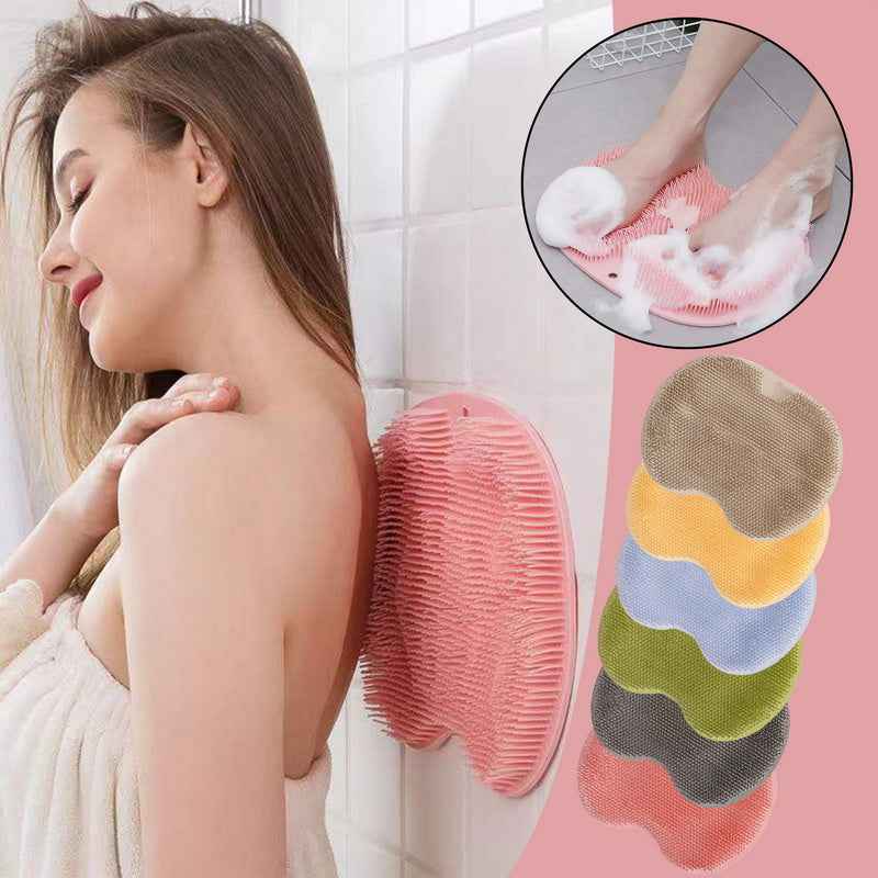 Silicone Massage Bath Brush – Non-Slip Body & Foot Scrubber