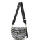 Black and white leopard print