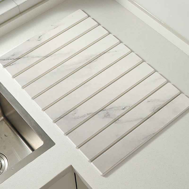 Household Marble Kitchen Draining Table Bar Coaster