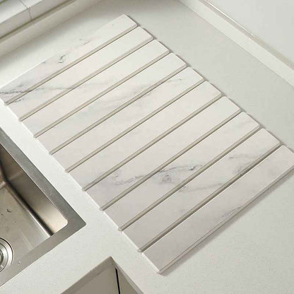 Household Marble Kitchen Draining Table Bar Coaster