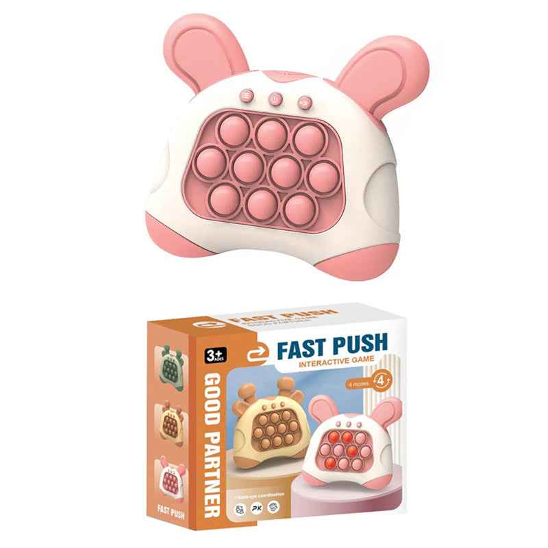 Interactive Yule Puzzle Speed Push Game Machine for Fun Learning
