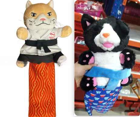 Home Decoration Cat Puppet Wrestler