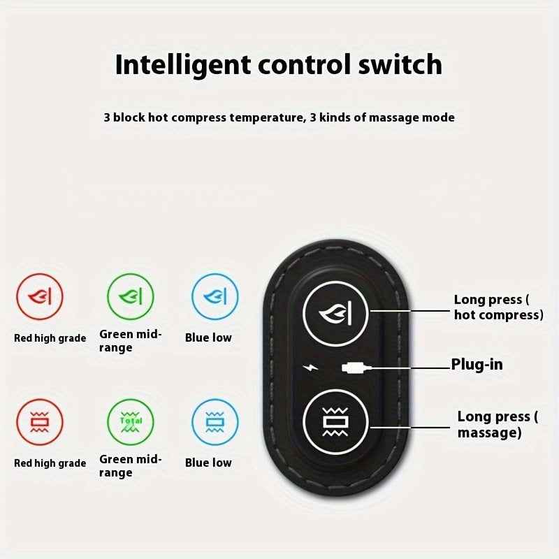 Lumbar Pillow Massage Heating Waist Pad