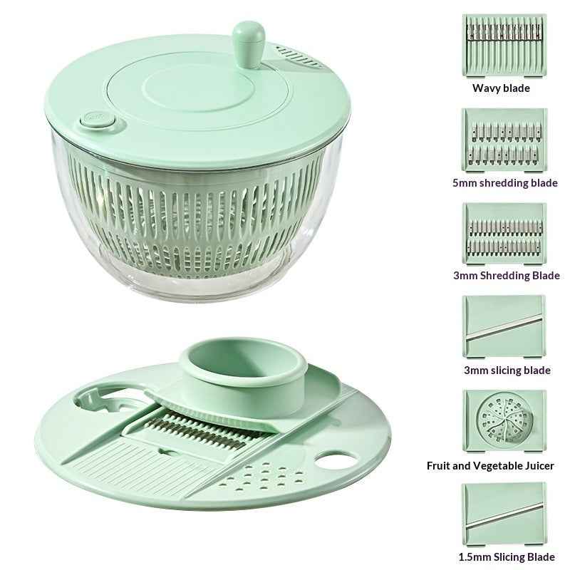 Multifunctional Vegetable Salad Spinner And Slicer