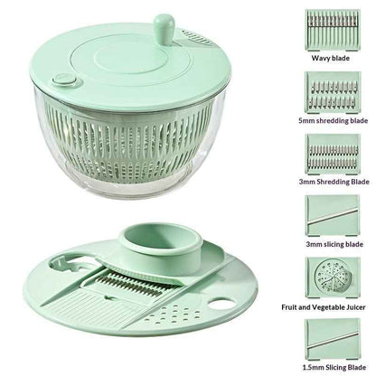 Multifunctional Vegetable Salad Spinner And Slicer