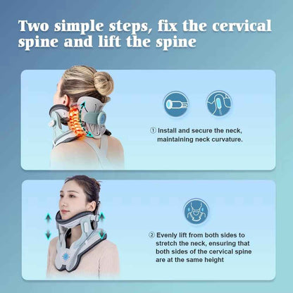 Chiropractic Posture Corrector Neck Cervical Traction Shoulder Relaxer For Tension Release