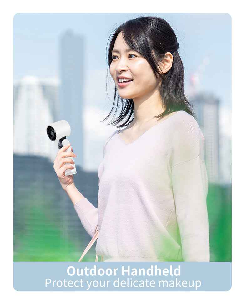 Portable Turbo Mini Handheld Fan – Rechargeable Foldable Fan