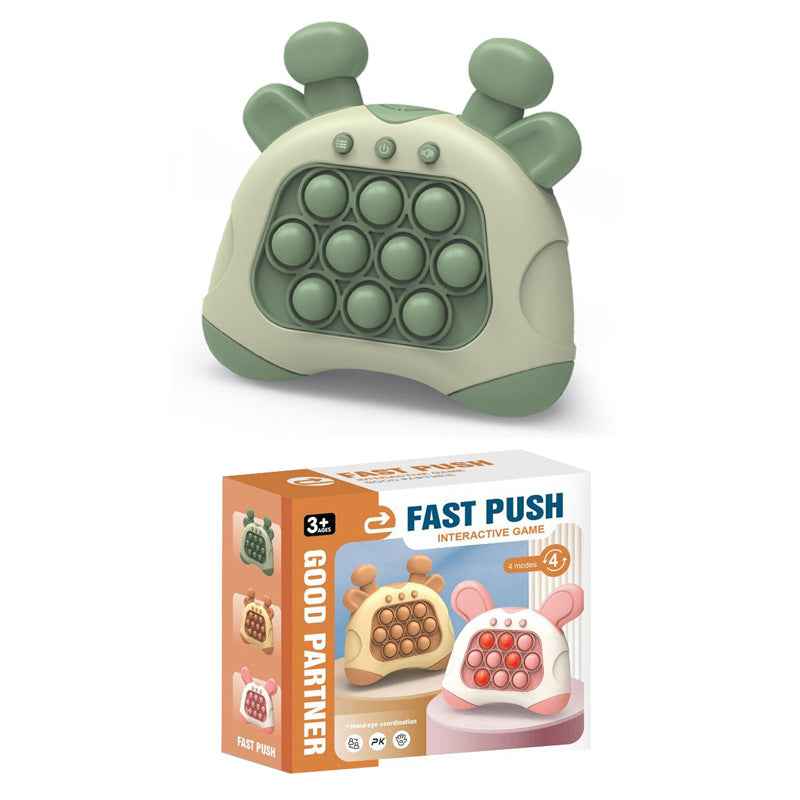 Interactive Yule Puzzle Speed Push Game Machine for Fun Learning