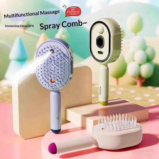 Mist Nourishing Airbag Massage Comb for Hair Care
