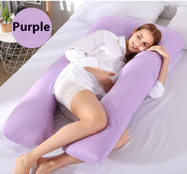 Ultimate Comfort U-Shaped Maternity Pillow - Removable & Washable Cotton Support
