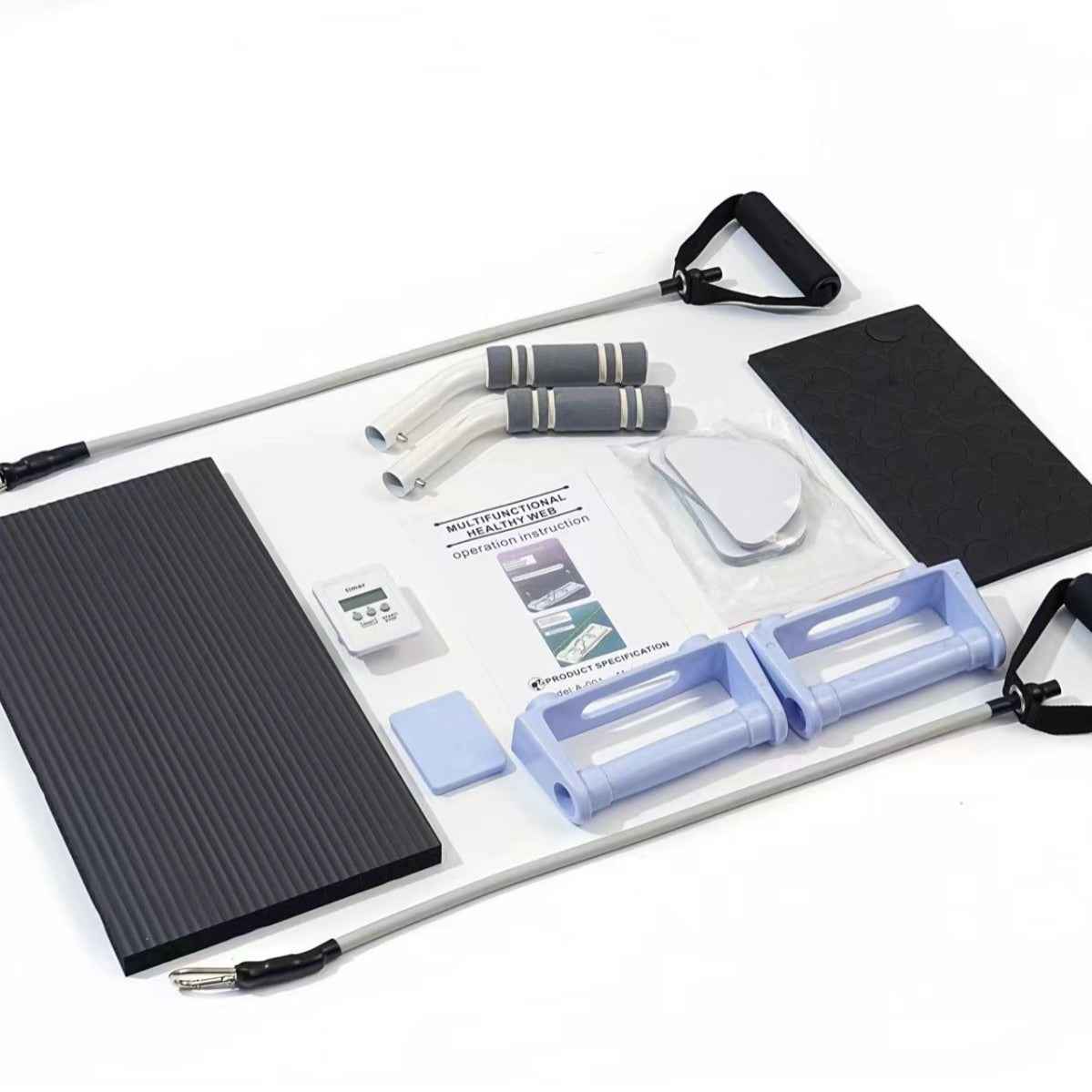 4-in-1 Foldable Ab Workout Board – Automatic Rebound Fitness Trainer
