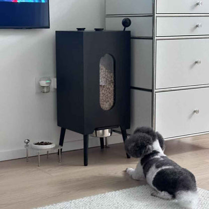 Wooden Pet Feeder Large Capacity