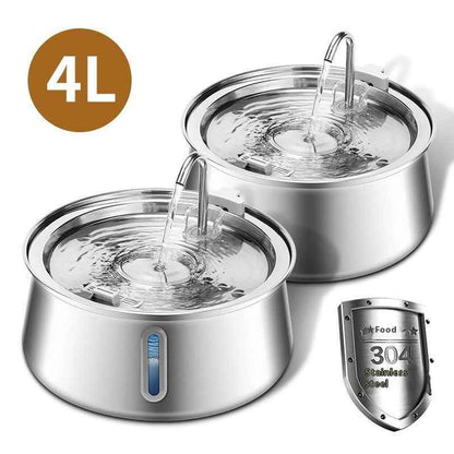 Abouty Stainless Steel Pet Water Dispenser for Dogs & Cats