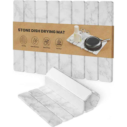 Household Marble Kitchen Draining Table Bar Coaster