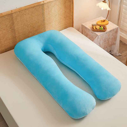 Ultimate Comfort U-Shaped Maternity Pillow - Removable & Washable Cotton Support