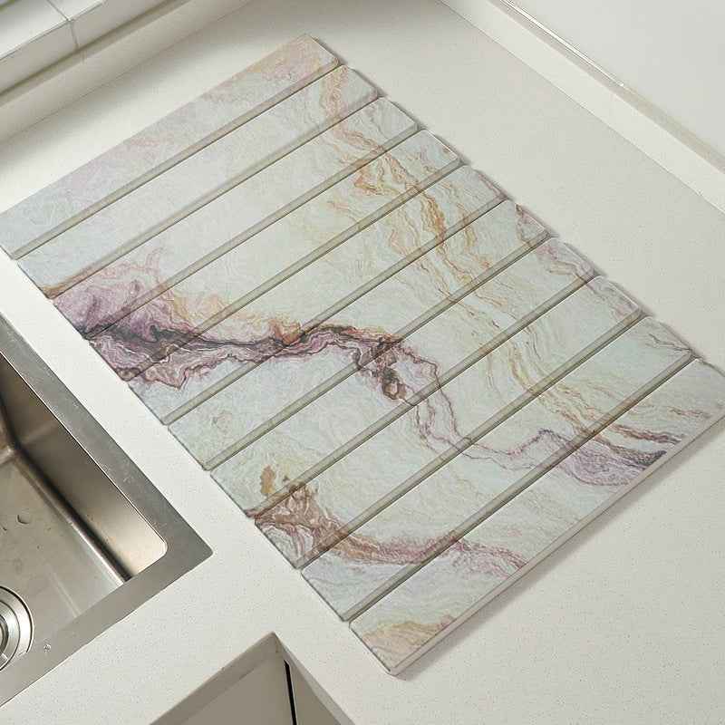 Household Marble Kitchen Draining Table Bar Coaster
