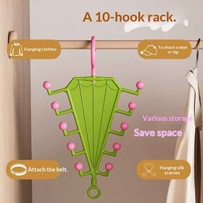 Space-Saving Double-Sided Clothes Hanger