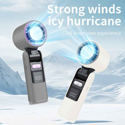 Portable Turbo Mini Handheld Fan – Rechargeable Foldable Fan